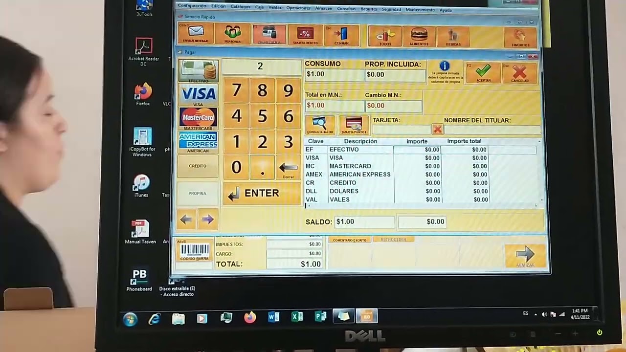 COMO COBRAR DESDE EL INICIO CON POS SOFT RESTAURANT