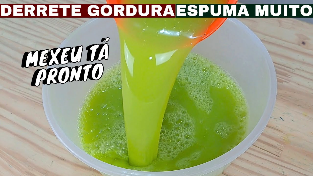 👉👉VAI DERRETER A GORDURA E ESPUMAR MUITO - MEXEU TÁ PRONTO -  COM MUITA ECONOMIA