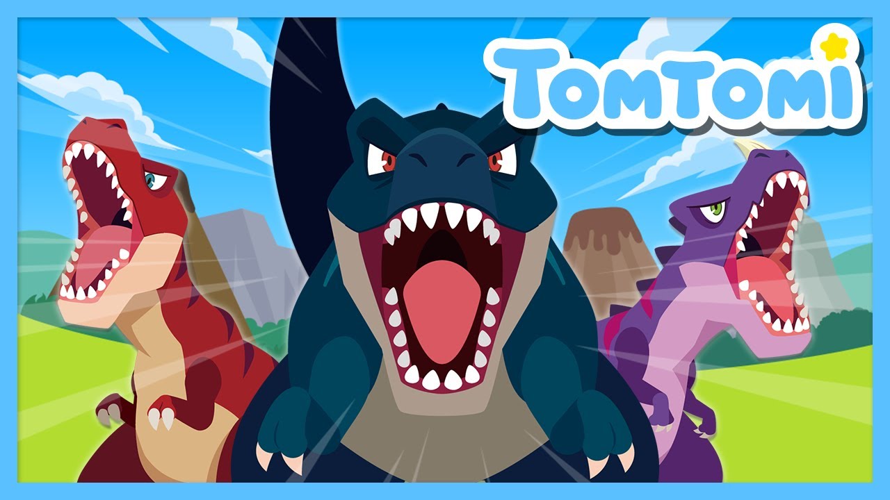 [NEW] The Villain Dinosaurs😈🦖 | Dinosaur Villains Take Over! | Dinosaur Song | Kids Song | TOMTOMI