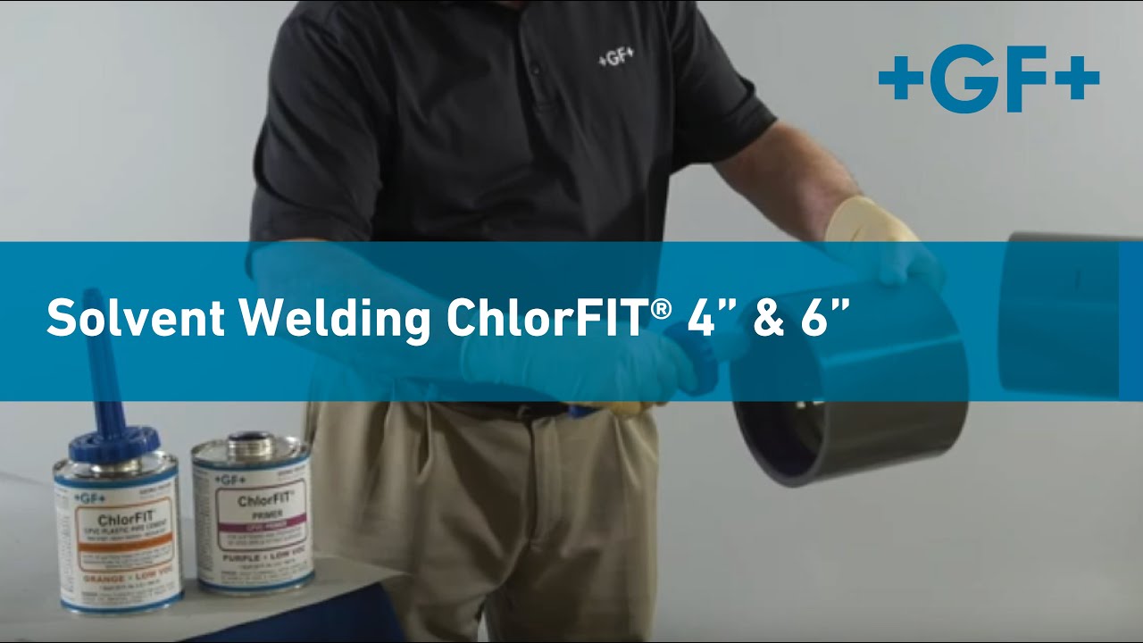 How to solvent welding ChlorFIT® Schedule 80 CORZAN CPVC 4 & 6 inch