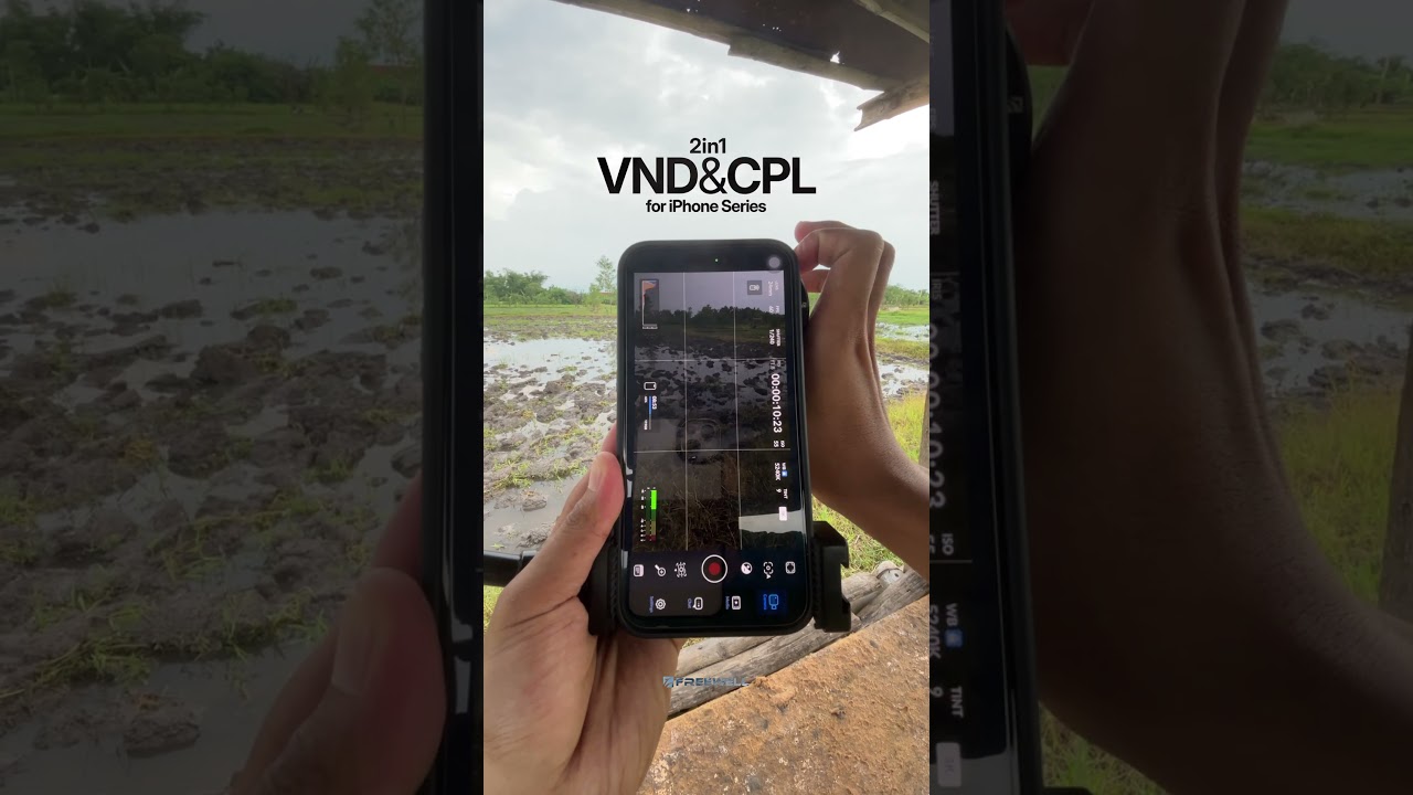 iPhone VND filter for video shooting in changing light conditions