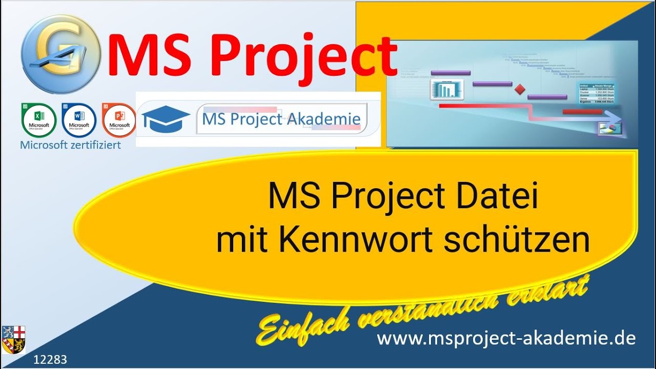 MS Project-Datei mit Kennwort vor &Auml;nderungen sch&uuml;tzen | #Project #tips 12283 | #howto #tutorial