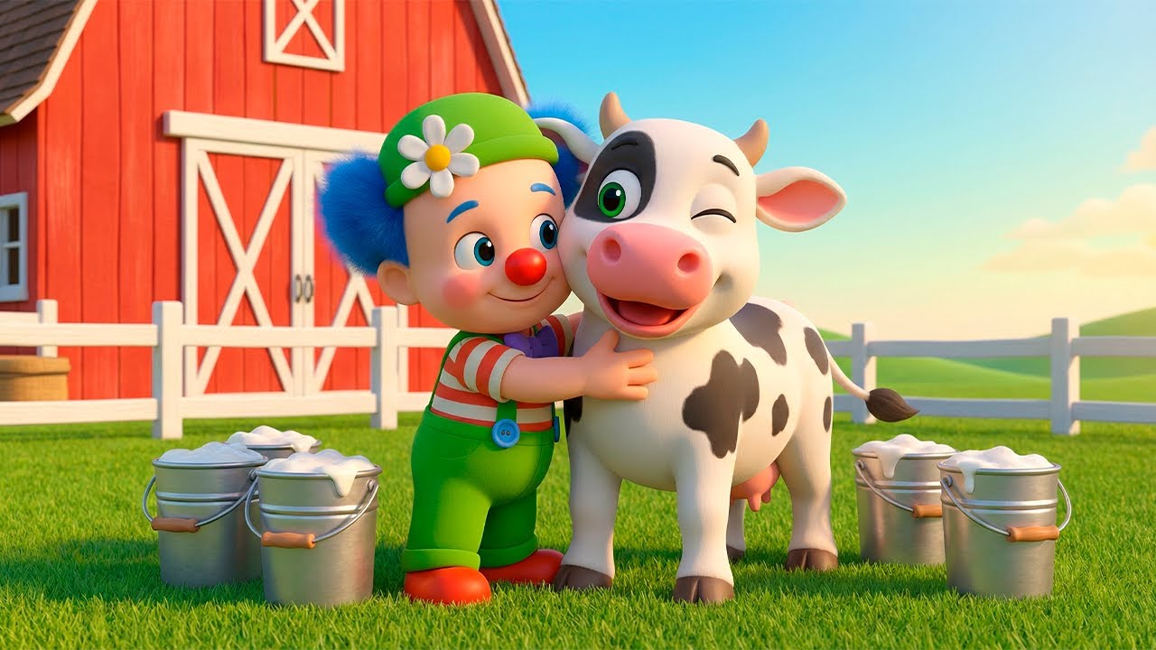 Mi Vaquita Lechera 🐄 | Canción Infantil | Chu Chu UA | Canciones para Niños | Animales de la Granja