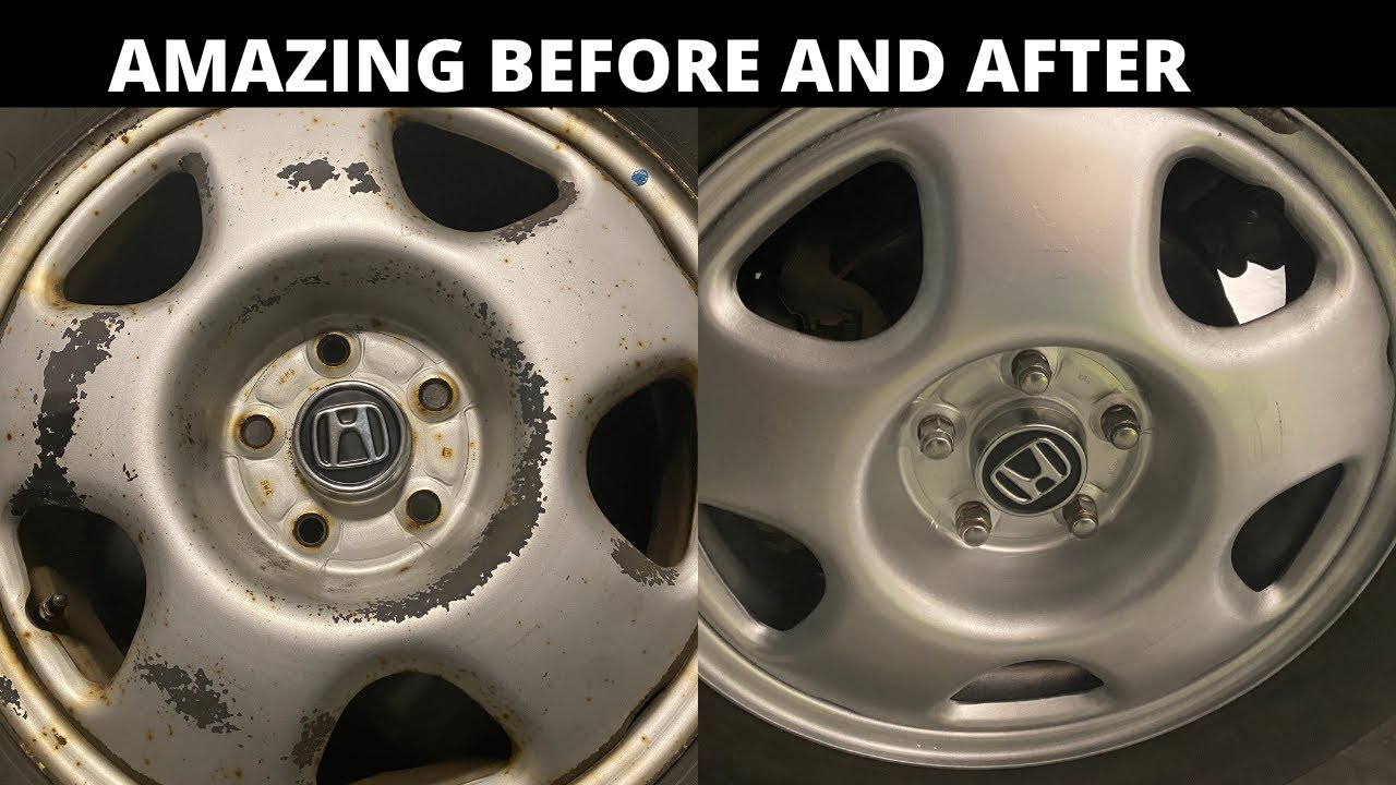 How to restore and paint the steel or aluminum wheels
