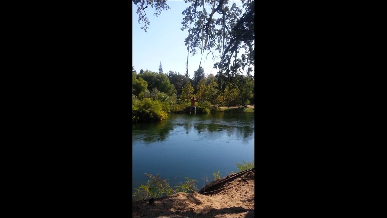 The most epic rope swing ever