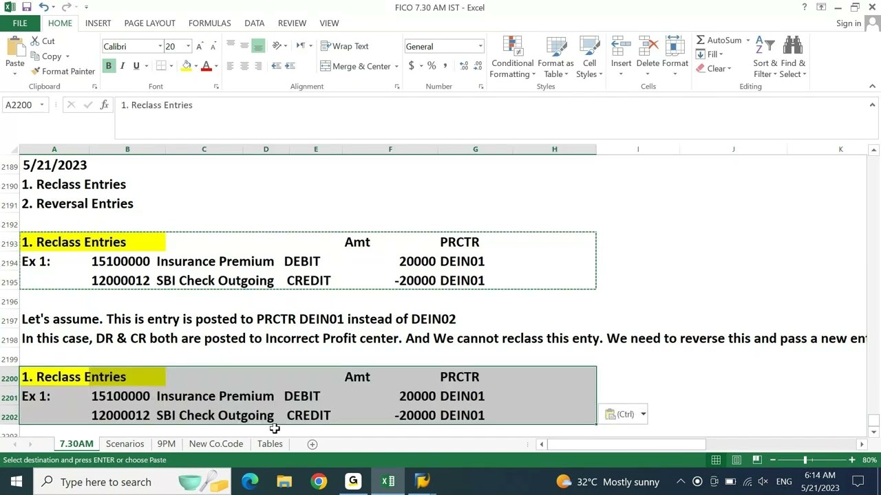 SAP FICO ENGLISH: Real Time Document Reclassifications & Reversals - 01