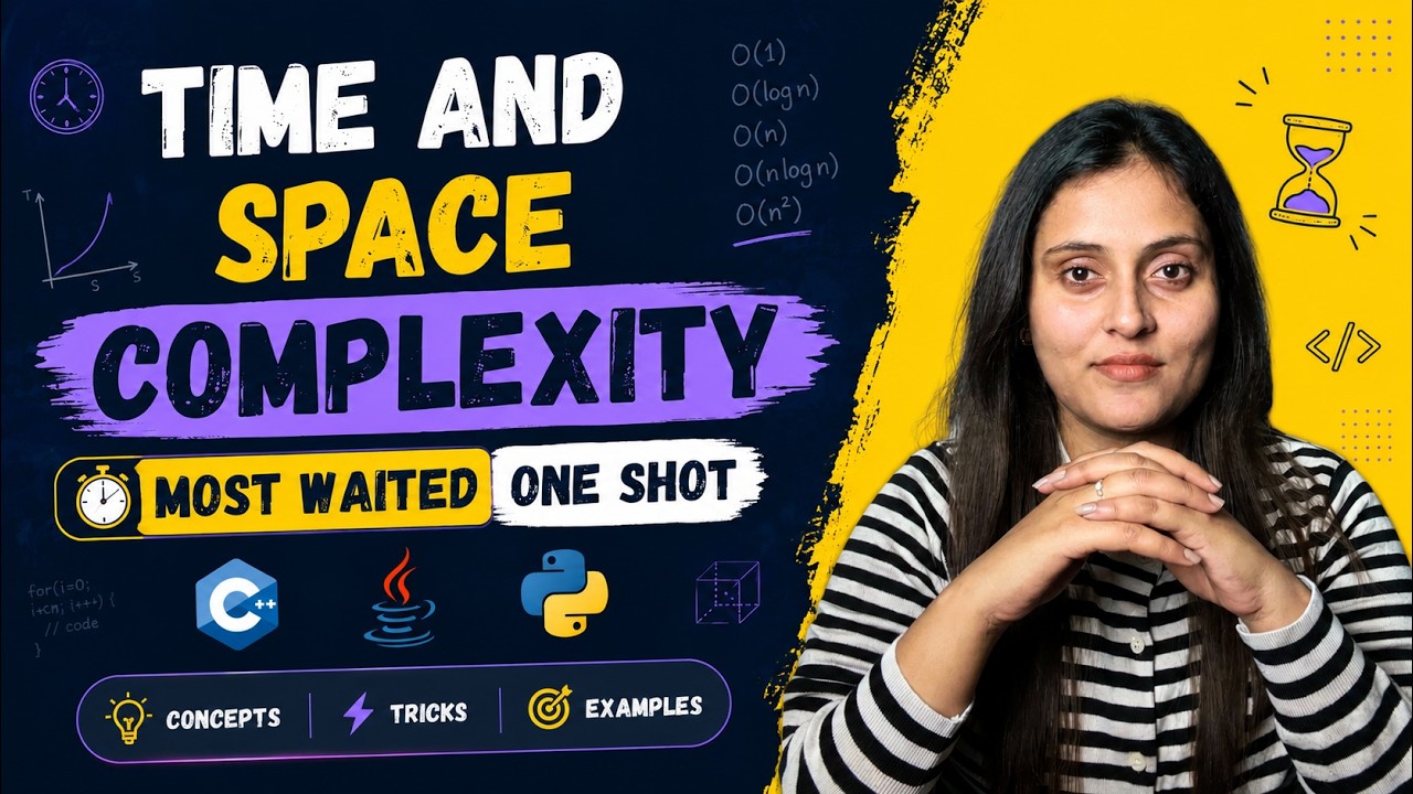 Master Time and Space Complexity in One Video | DSA Interview Preparation