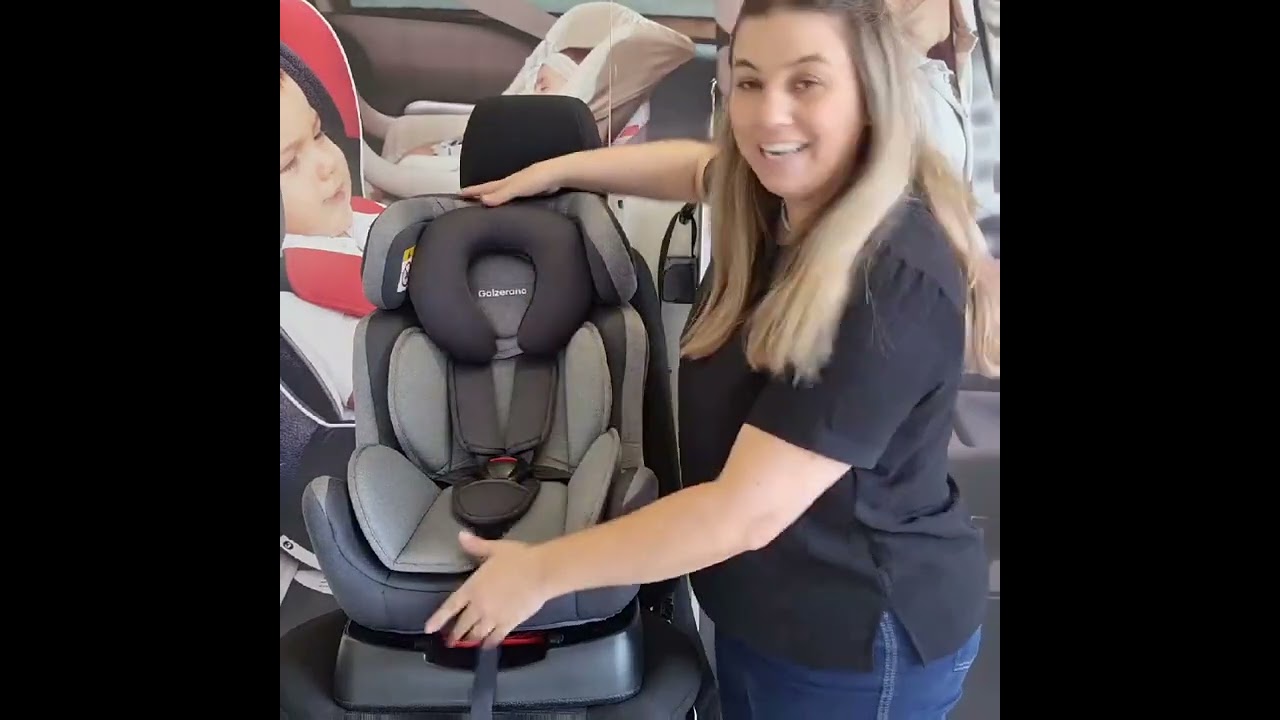 Cadeirinha de carro LULI - Galzerano (Apresentação + instalação de todos os grupos)