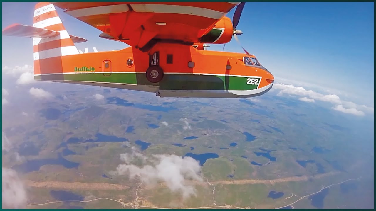 Flying the CL-215 Water Bomber Across The World