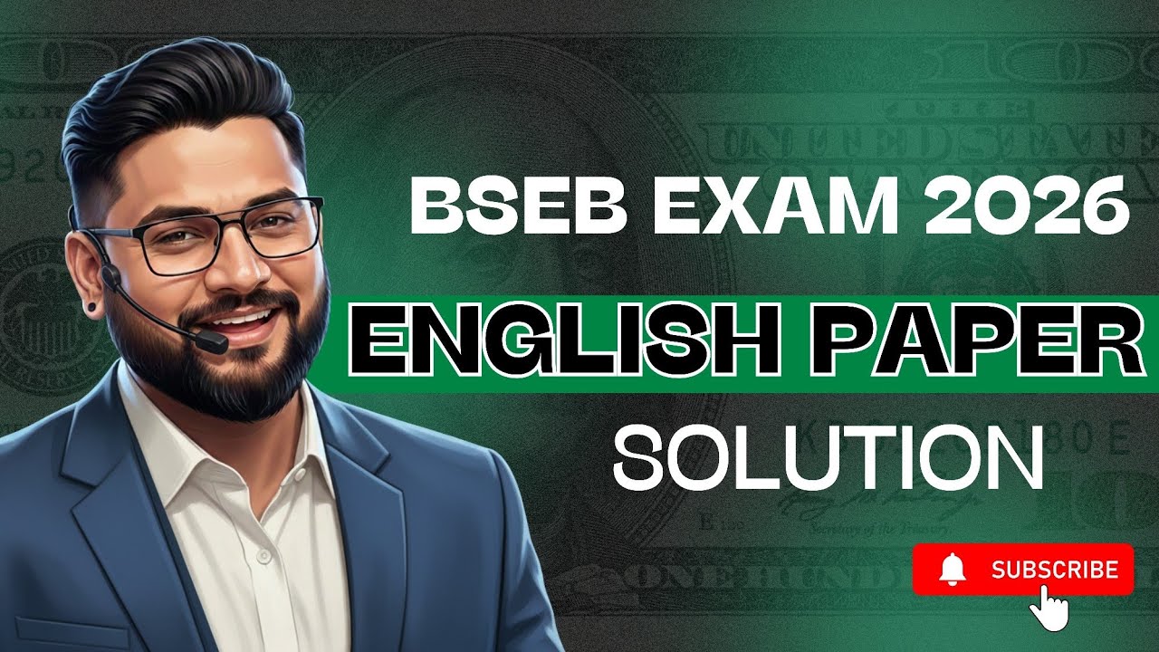 English Paper 2026 Exam Solution 2#education #english #spoken #sahilsir #motivation #अंग्रेज़ी #exam