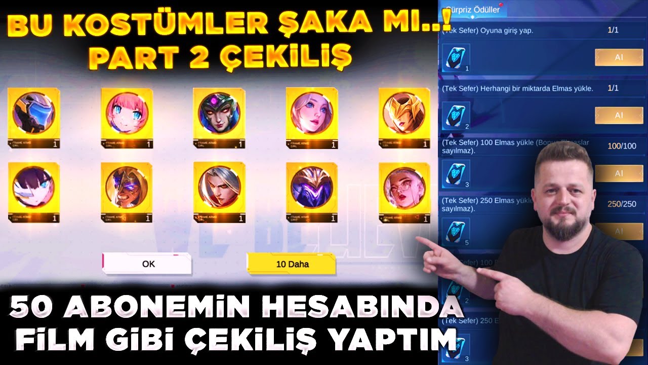 BU KOSTÜMLER ŞAKA MI ? MLBB YENİ FİLMİNİN İLK BÖLÜM 50 ABONEMİN HESABINDA ASPIRANTS PART 2 ÇEKİLİŞİ