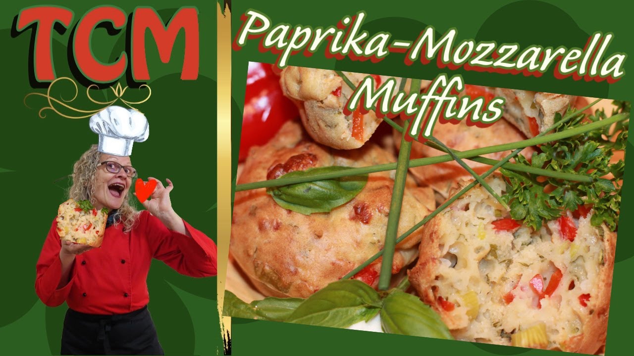 Veggie-Boost: Paprika-Mozzarella-Muffins - perfekt für Yin/Yang Balance