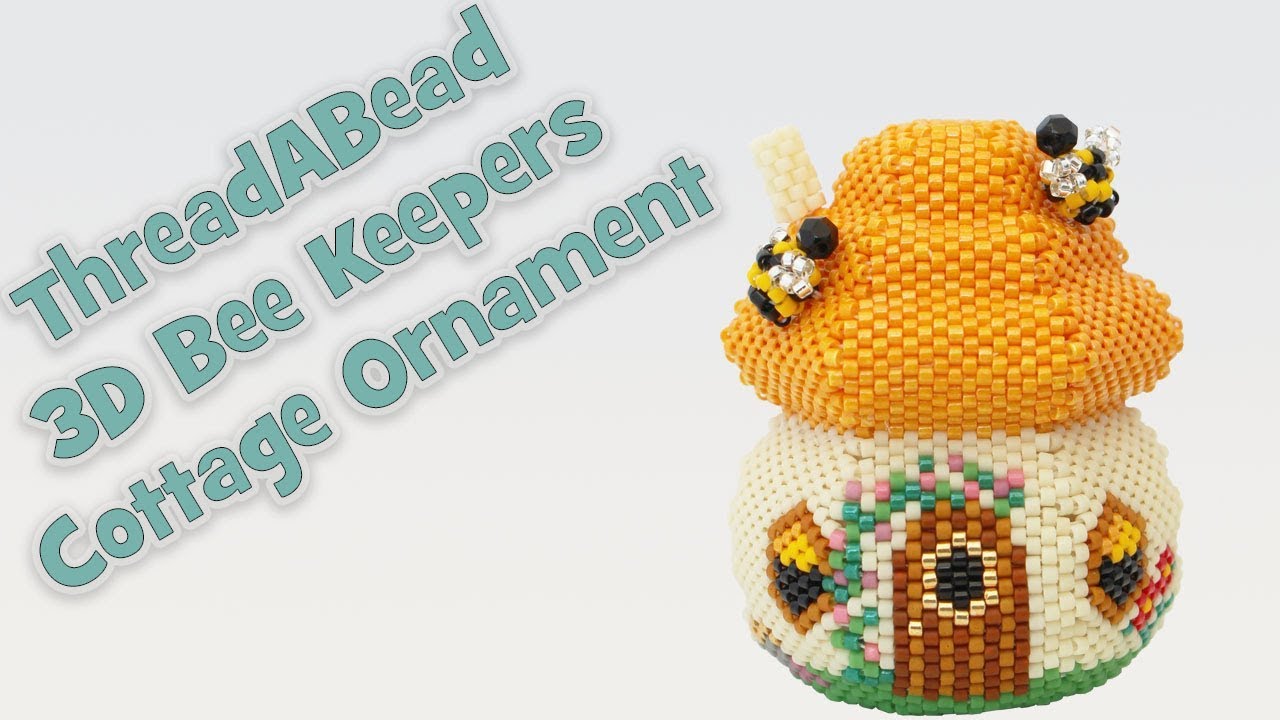 ThreadABead 3D Bee Keepers Cottage Ornament Bead Pattern