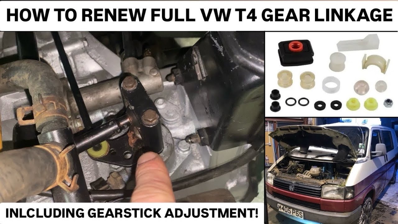 Как заменить втулки привода передач VW T4 (и отрегулировать выбор передач!)