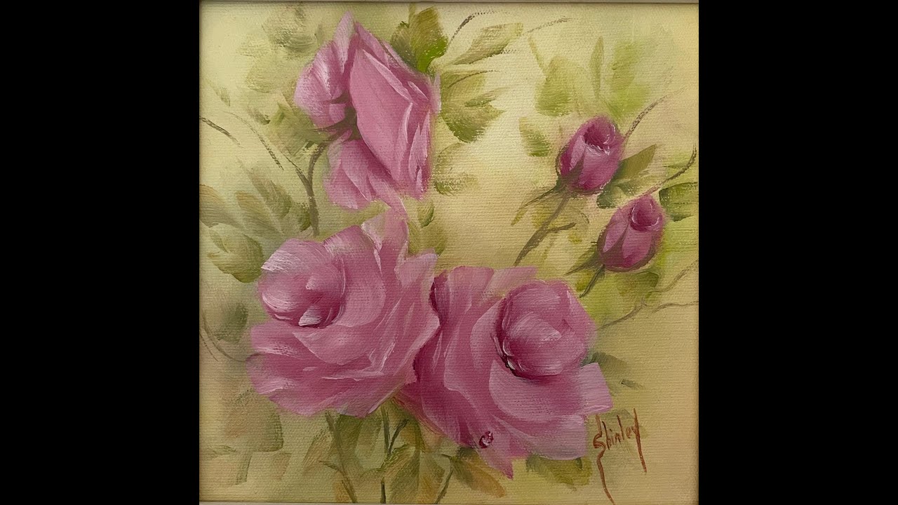 PINTANDO ROSAS