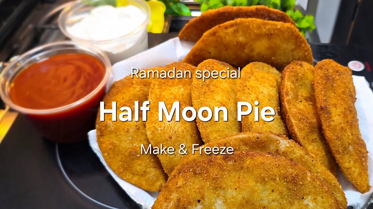 Make & Freeze: The Ultimate Creamy Half Moon Pies for Ramadan!