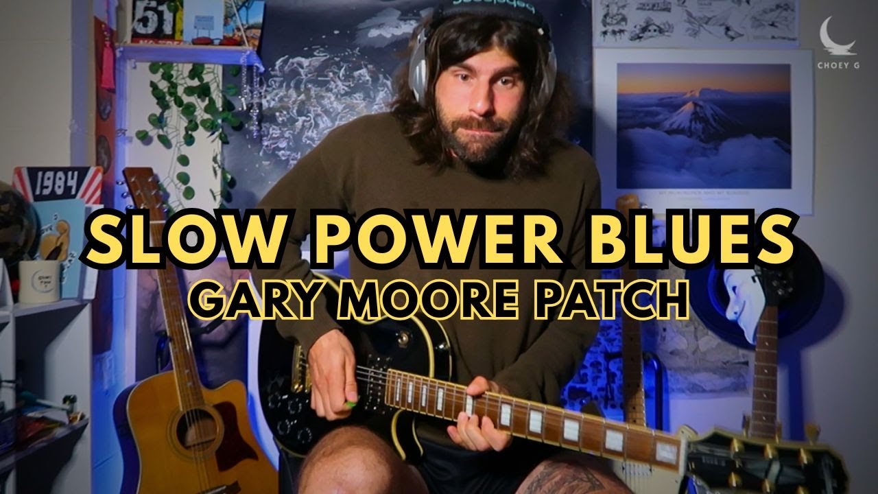 Blistering Slow Blues - Epiphone LP Custom - ZOOM G1X Four (Gary Moore Patch)