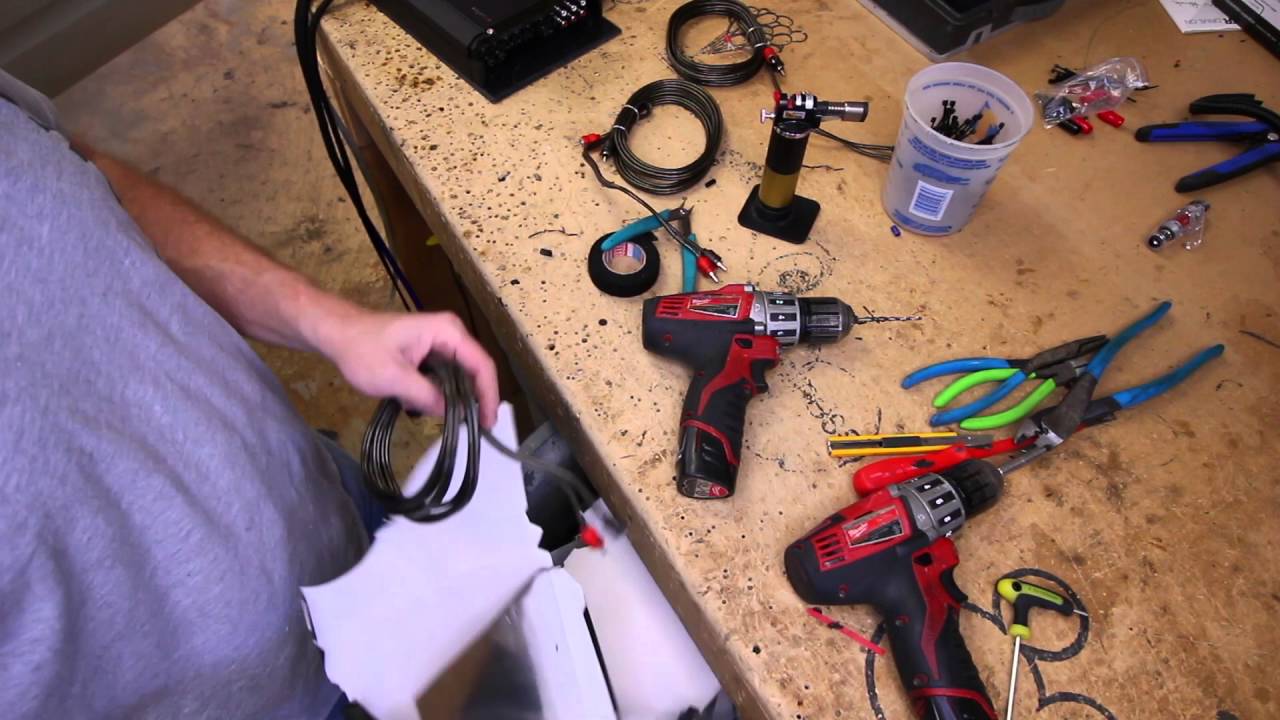 How we wire up a 5 channel amp