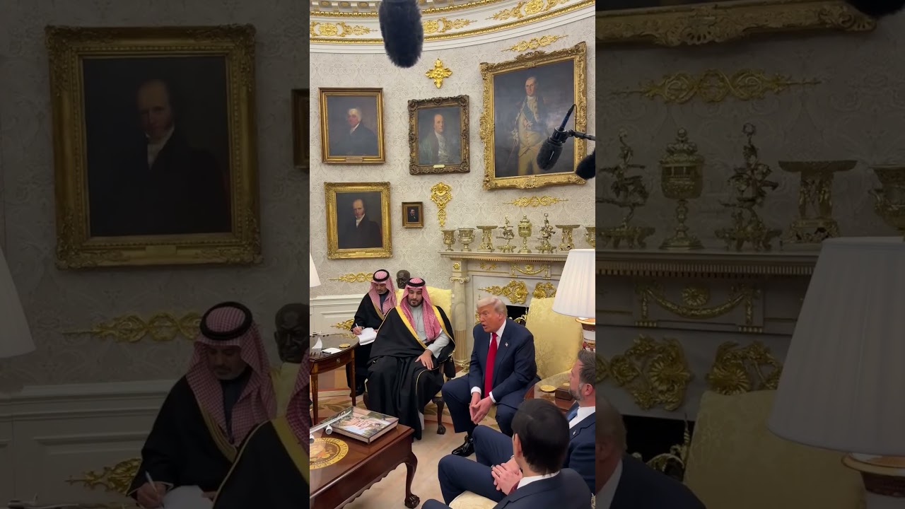 Trump Jokes With Saudi Crown Prince MBS During White House Visit