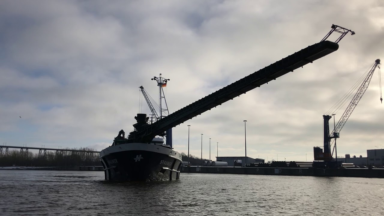 Die Spauwer im Kreishafen Rendsburg