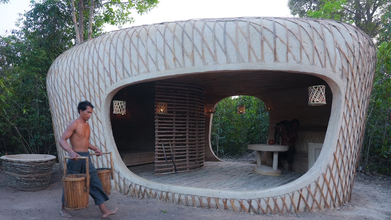 2 Man Complete Rainbow Private Mud House With Swimming Pools Part !