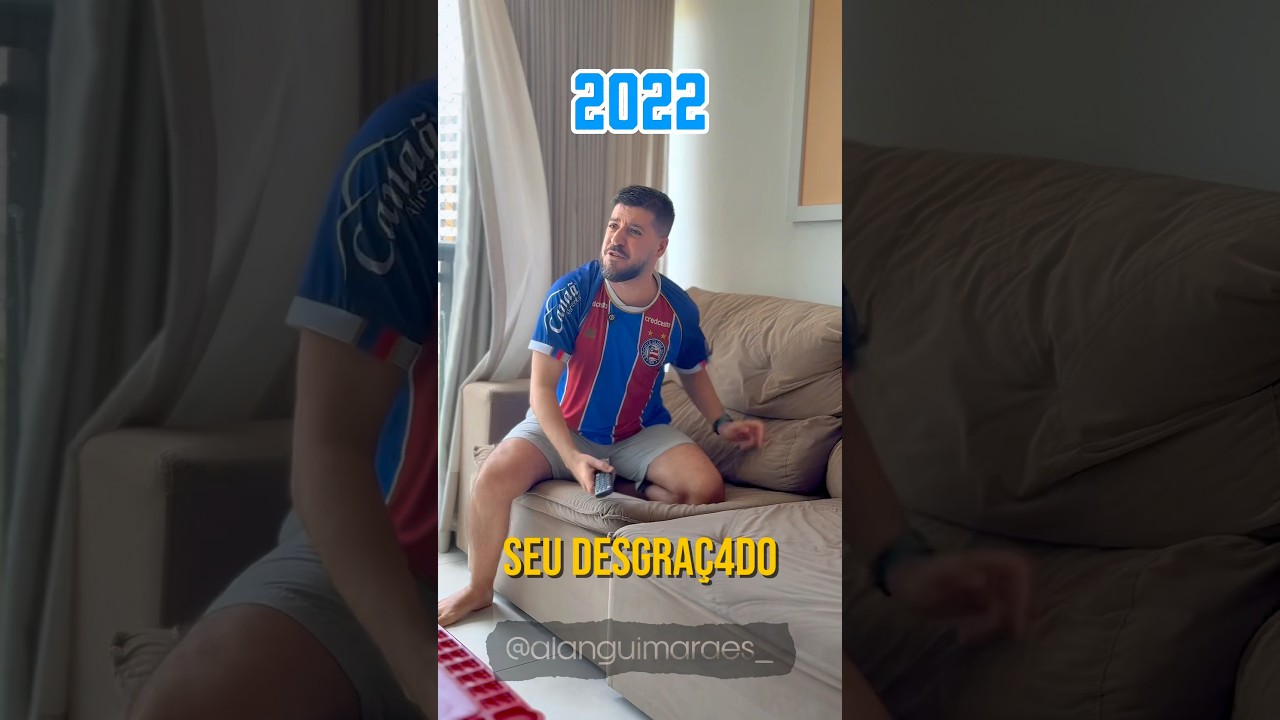 TORCEDOR DO BAHIA DE 2022 vs 2025 #shorts