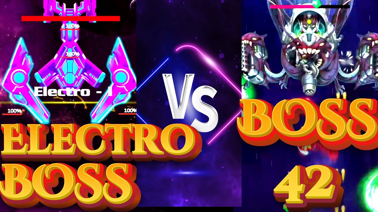 Alien Shooter Boss Electro vs. Space Shooter Boss 42: A Gameplay Comparison