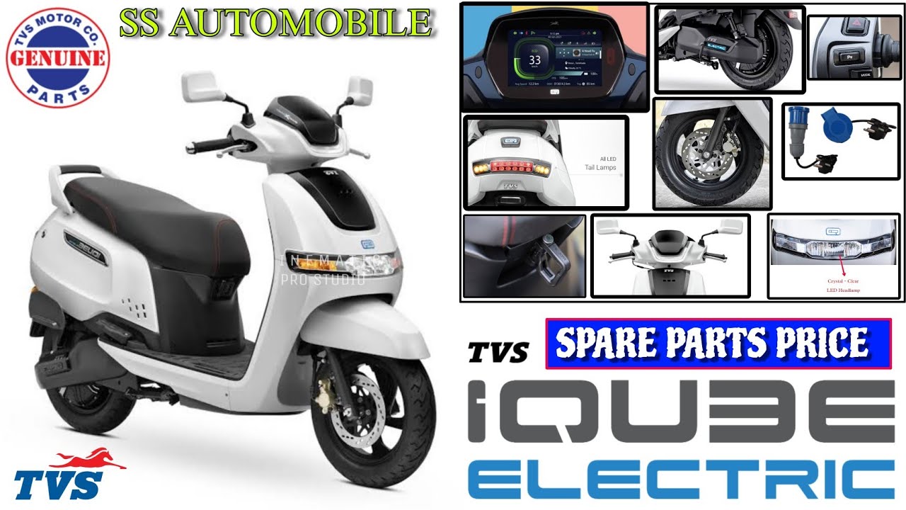 TVS iQUBE ELECTRIC ⚡ SPARE PARTS PRICE LIST 2024 l TVS iQUBE PARTY PRICE! l TVS iQUBE....