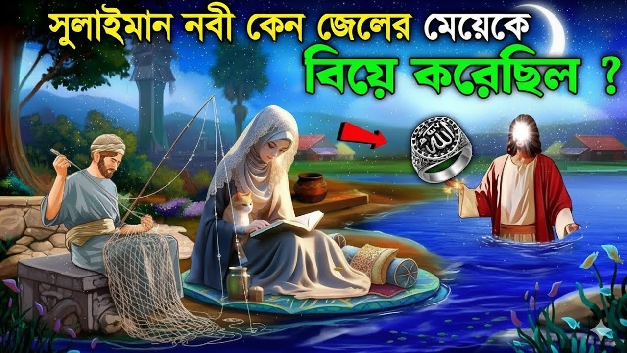 হযরত সুলাইমান নবী কেন জেলের মেয়েকে ॥ বিবাহ করেছিলেন এর বিস্ময়কর ঘটনা ॥ Islamic story video ?