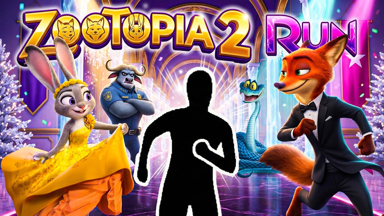 ZOOTOPIA 2 RUN Иммерсивная интерактивная разминка | Спаси вечеринку! | Вирусная интерактивная игра