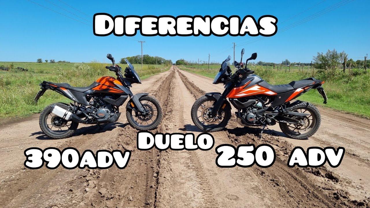 IMPRESIONANTE CAIDA KTM 390 ADV VS KTM 250 ADV