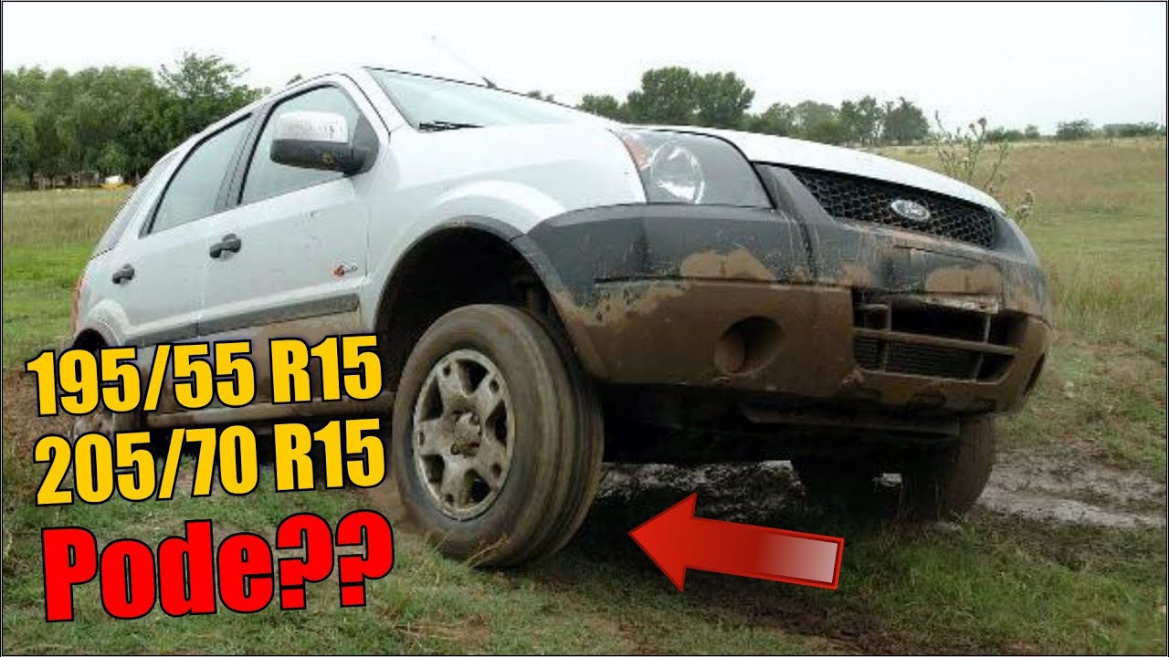 POSSO usar as medidas 195/65 R15 ou 205/70 R15 no ECOSPORT?