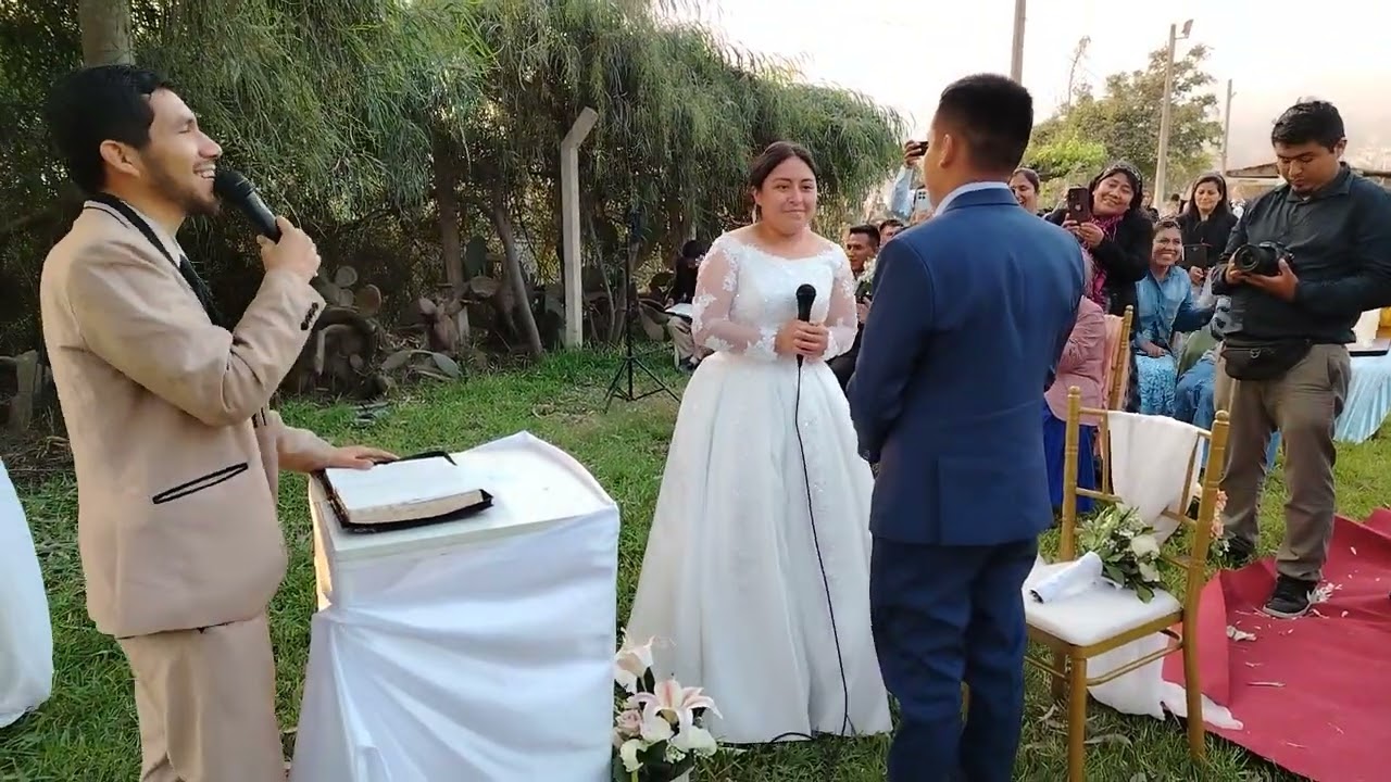Boda Meler y Lizeth matrimonio eclesiástico 🌎🌏🔴🇵🇪🇮🇱👏👏🔥🔥🔥🔥