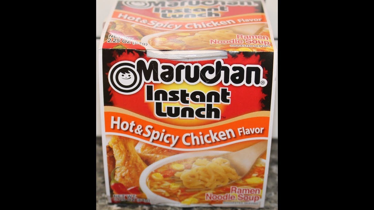 Maruchan Instant Lunch Hot & Spicy Chicken Flavor Ramen Noodle Soup Review
