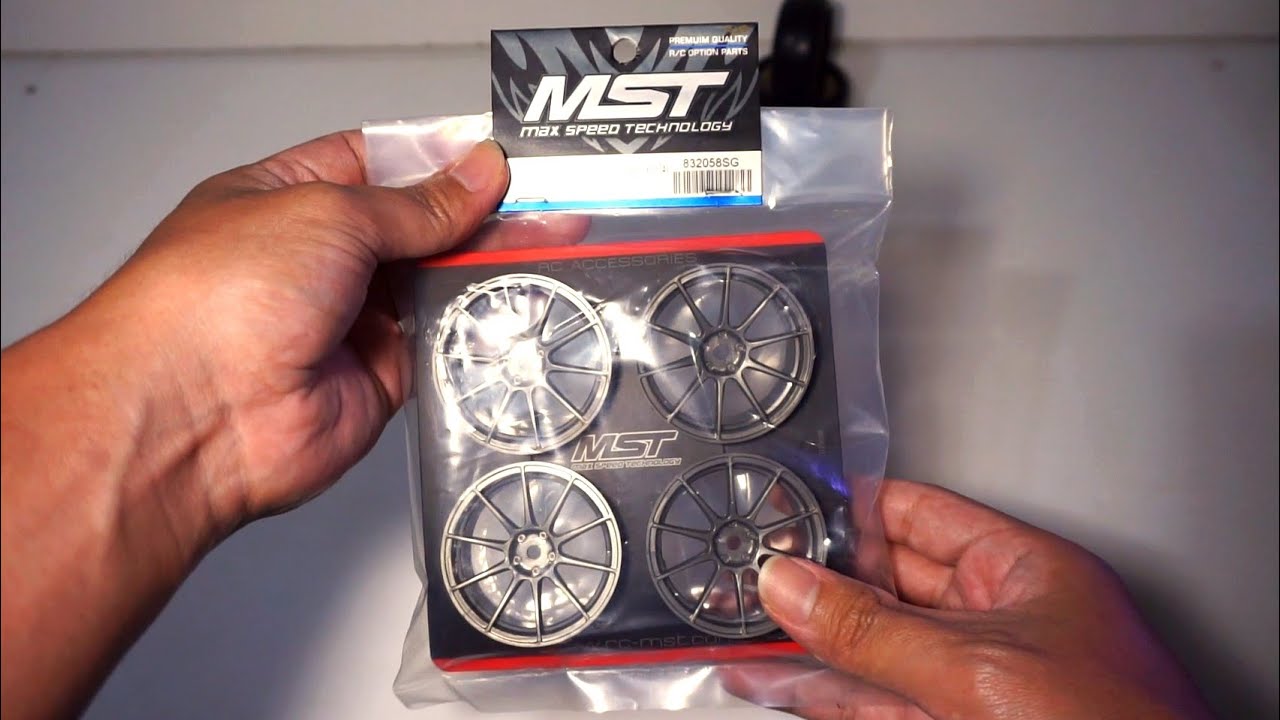 RC MST Wheels 5H 832058SG (Unboxing)