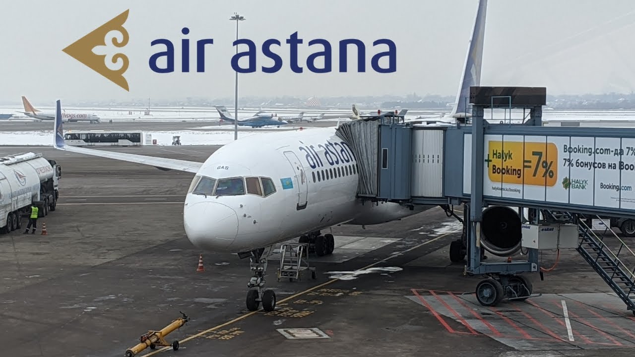 AIR ASTANA BOEING 757-200 (ECONOMY) | Nursultan - Almaty