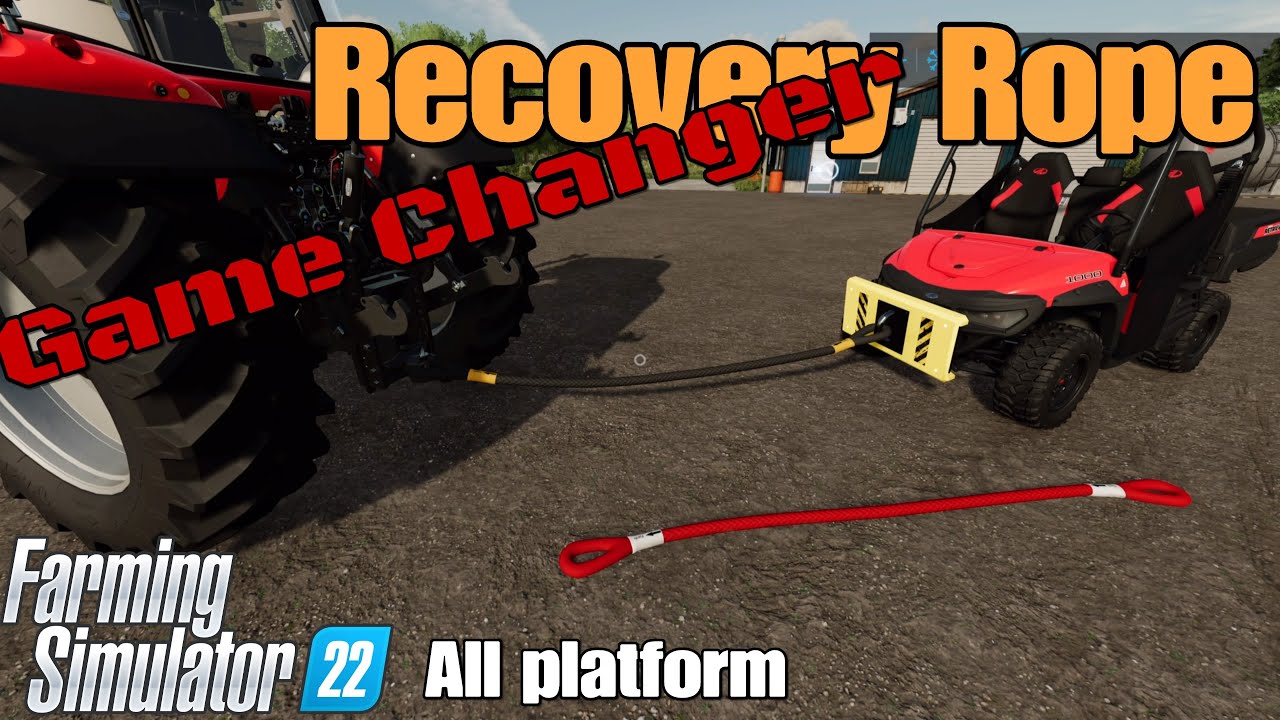 Recovery Rope  / FS22 mod for all platforms/ Rope can not be sold