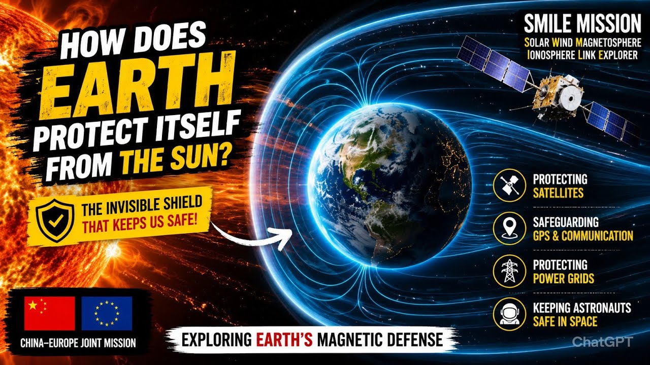 How Earth Protects Itself from the Sun | SMILE Mission Explained