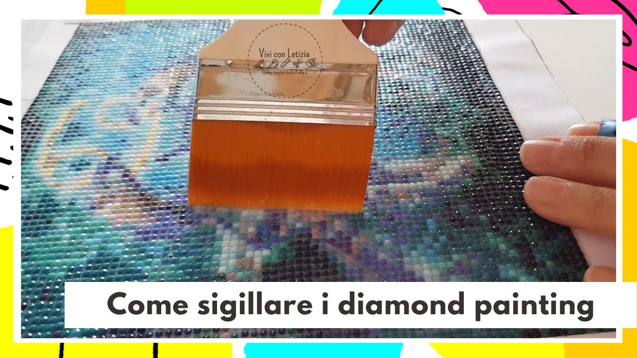 COME SIGILLARE I DIAMOND PAINTING [2021] diamond painting tutorial italiano #4