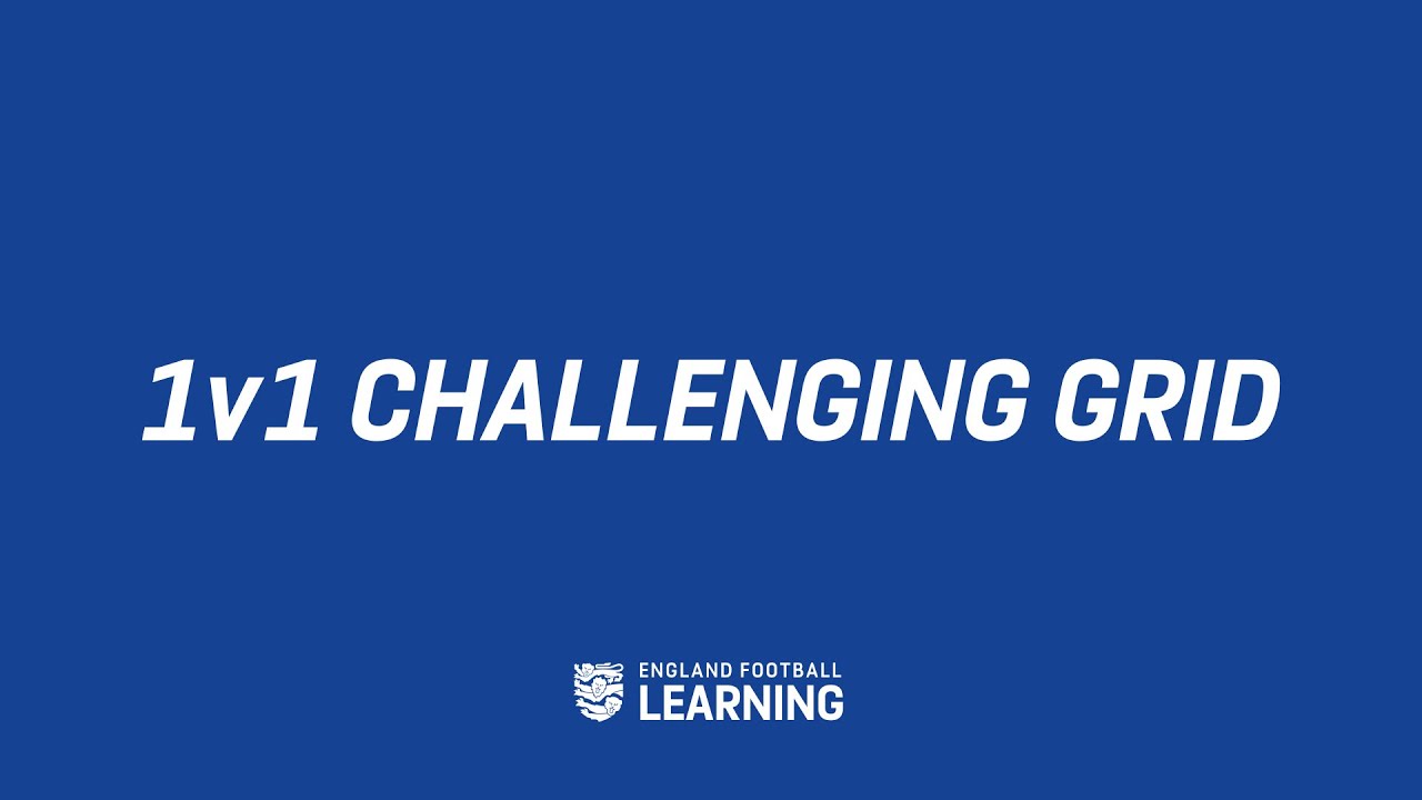 1v1 Challenging Grid | Coaching Session On Tackling | Darren Grover | England Football Learning