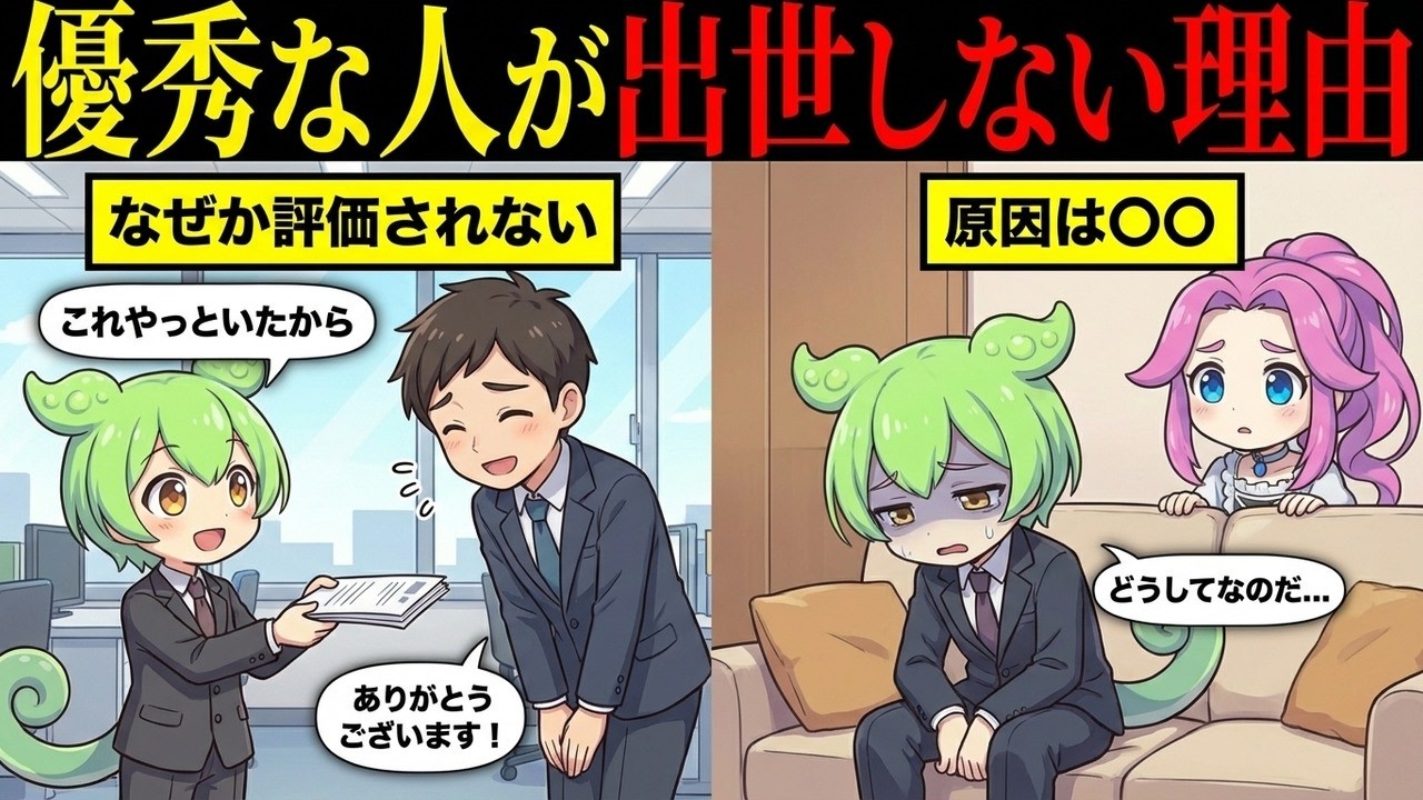 優秀な人が出世できない本当の理由とは【ずんだもん&ゆっくり解説】