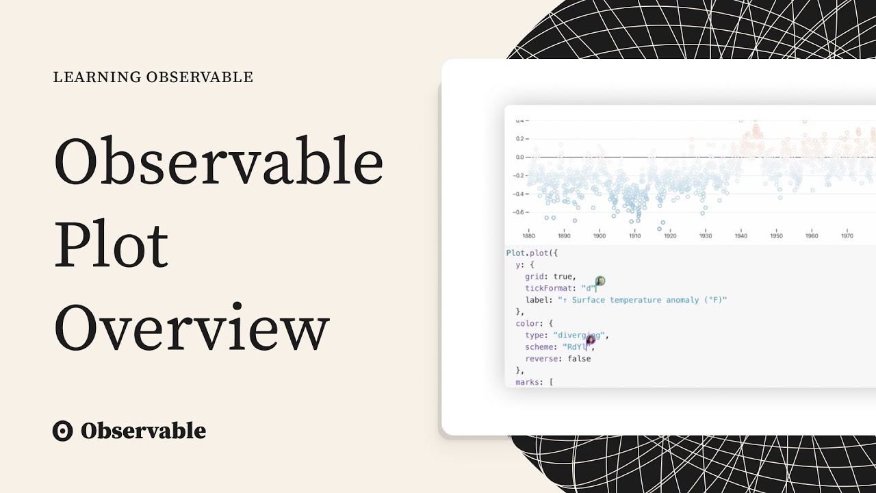Observable Plot Overview &ndash;&nbsp;Learning Observable