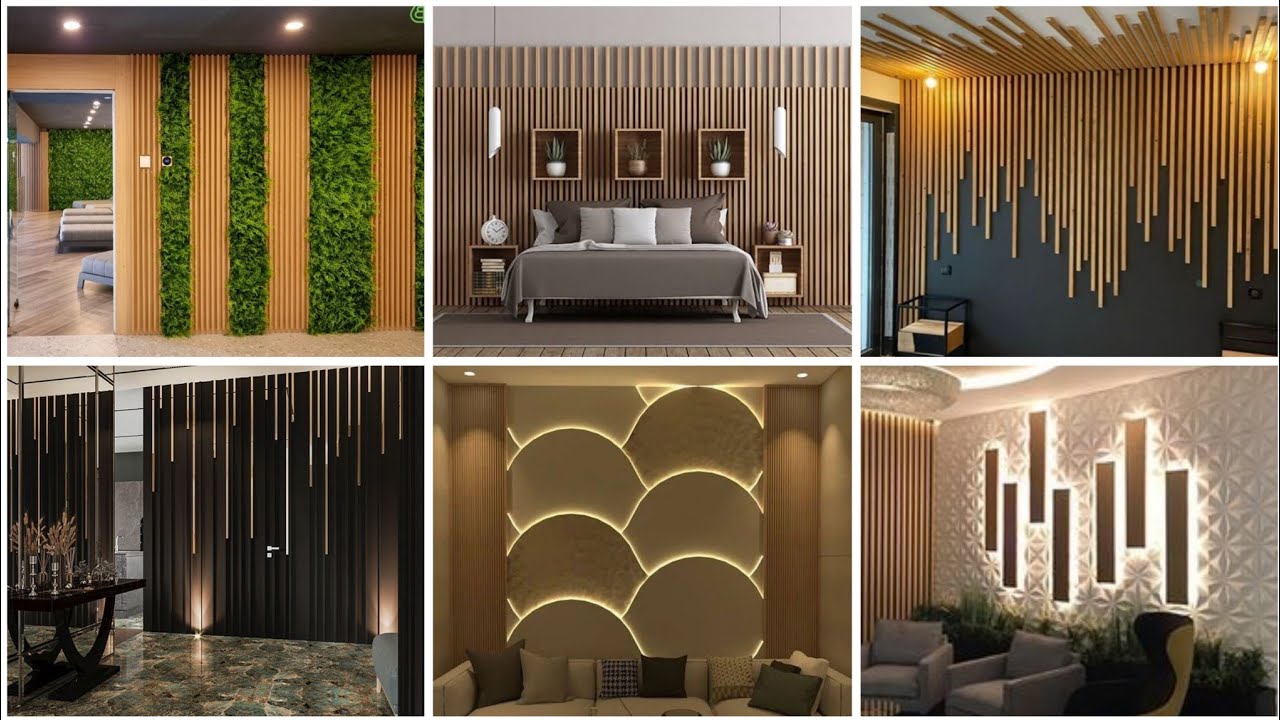 Top 50 ! Wall Decor Ideas 2024 | Wooden Wall Decoration  | Living Room Wall Decor #interiordesign