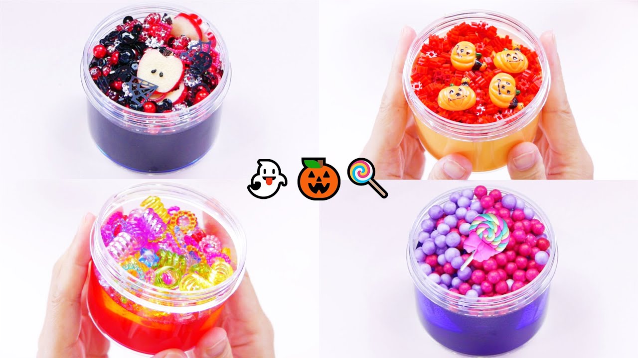 【ASMR】Halloween Slime🎃👻🍭 ハロウィンくじ引きスライム【音フェチ】