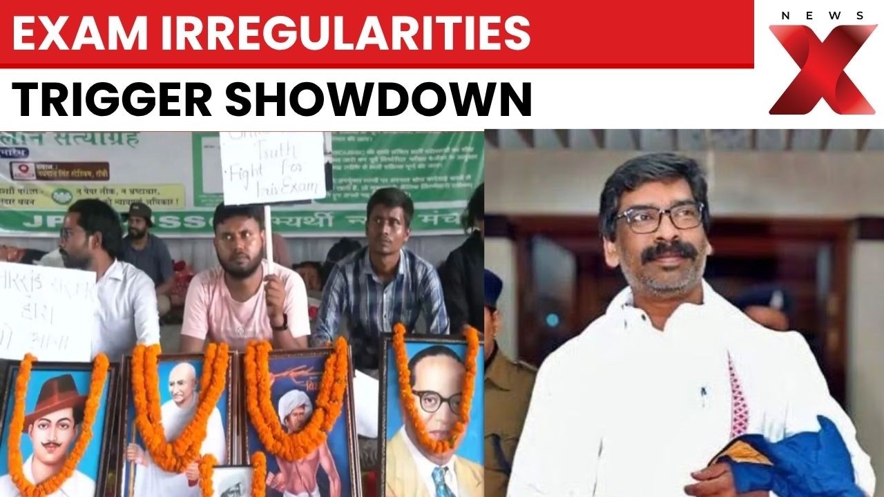 Jharkhand JPSC JSSC Row: BJP Protests Outside Assembly Over Exam Issues | NewsX