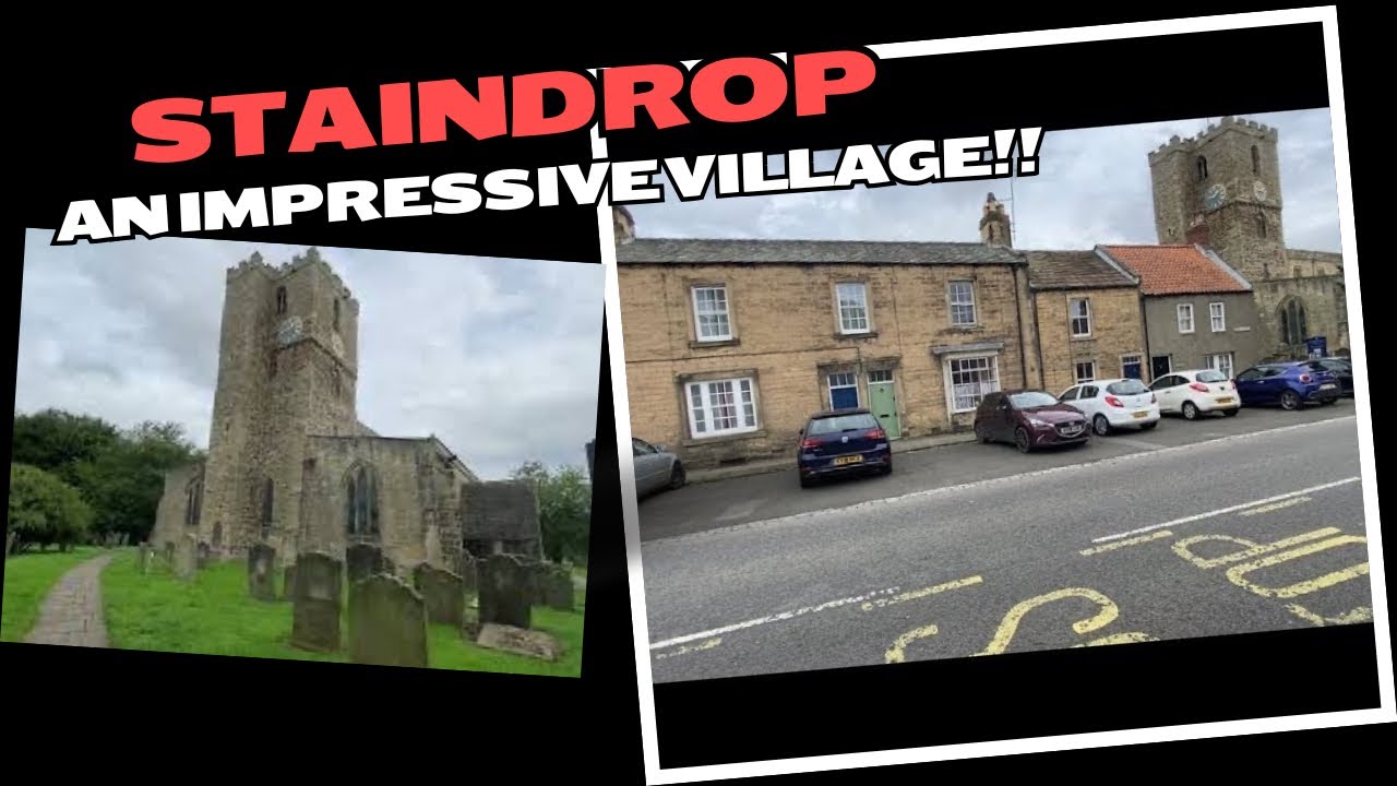 STAINDROP. A village of fine looking houses! #durham #houses #street #village #nice #england #uk