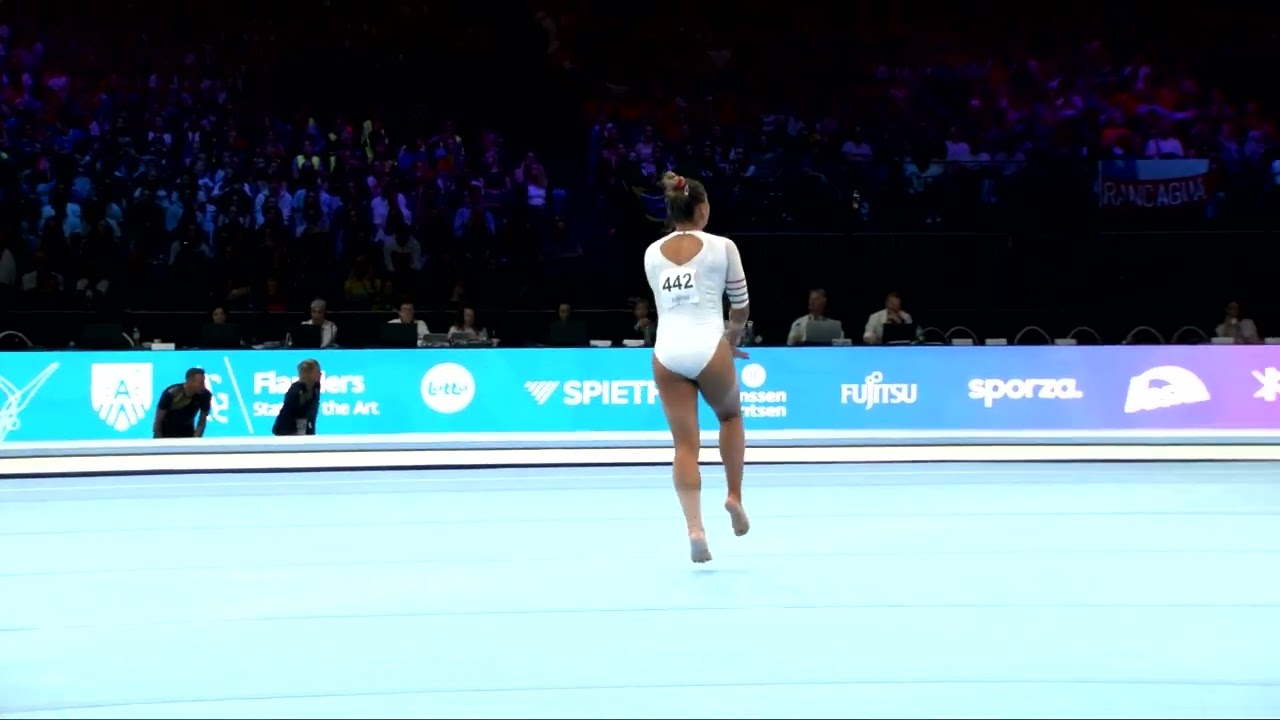 PINTO ADASME Makarena (CHI)_2023 Artistic Worlds, Antwerp (BEL)_Qualifications_Floor Exercise