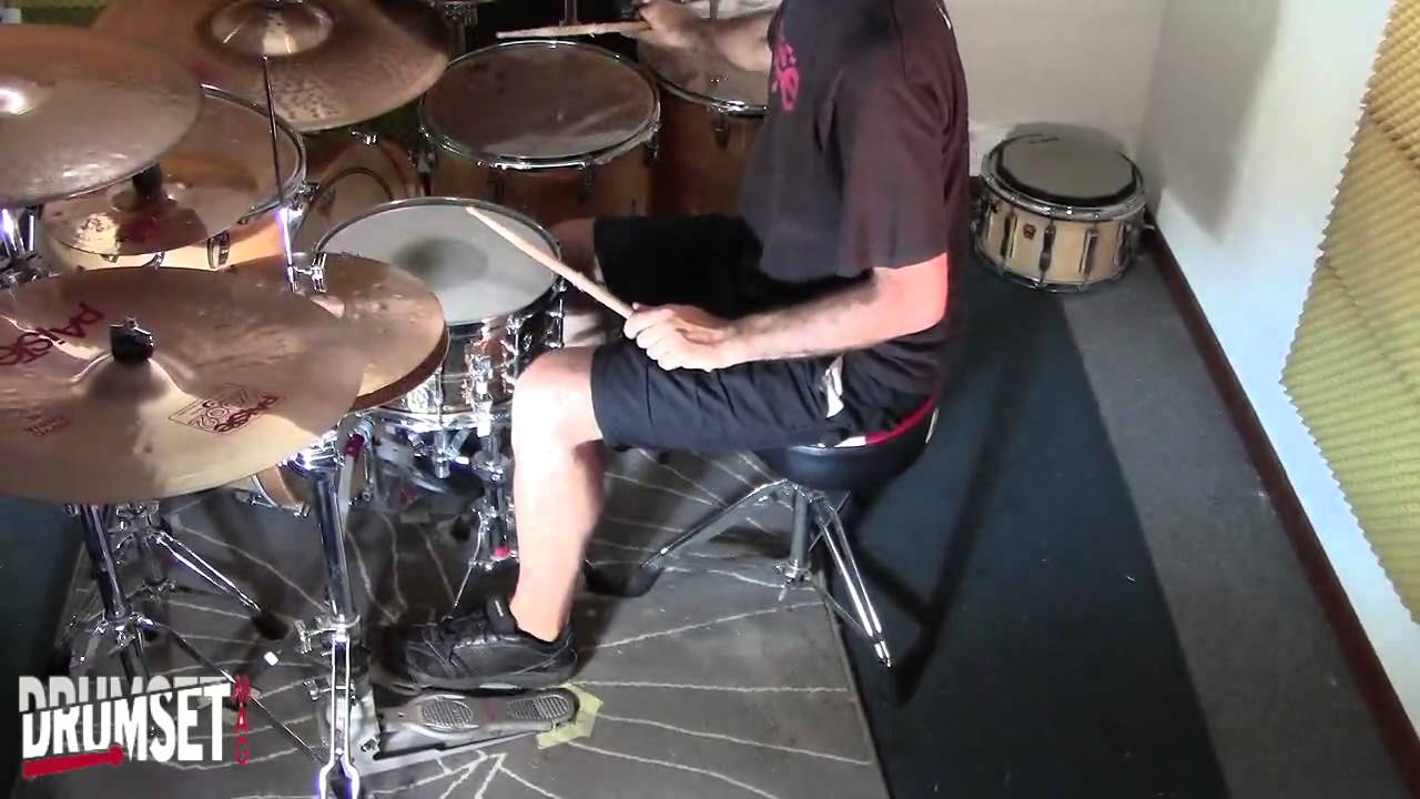 Edoardo Sala, leading with the left foot, drum lesson