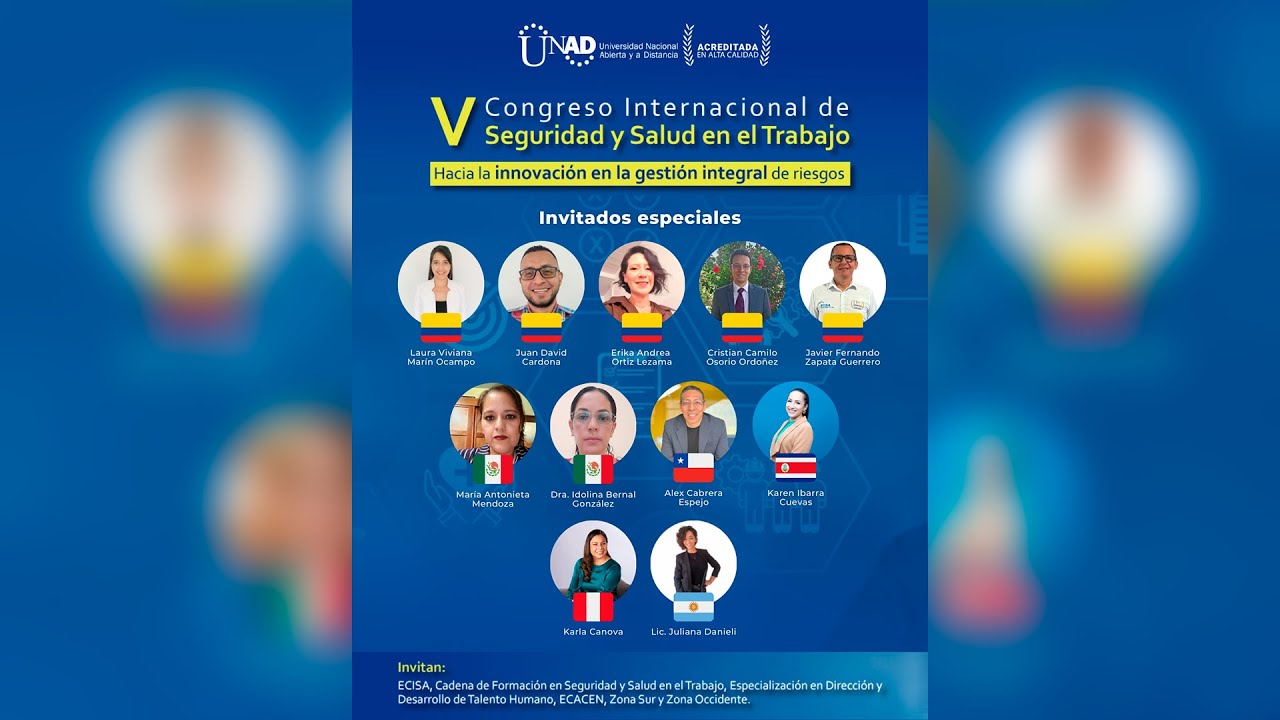 V Congreso Int de Seguridad y Salud en el Trabajo: Hacia la innovación en gestión central de riesgos