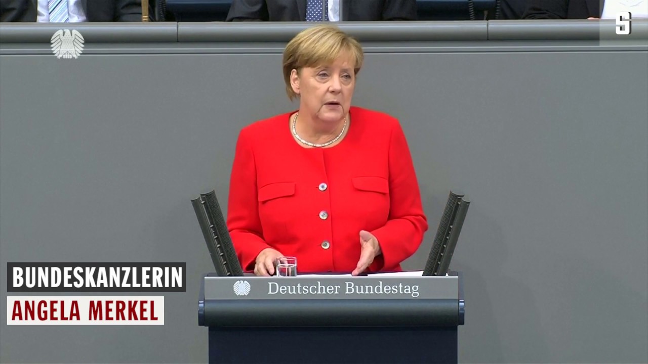 Bundestagsdebatte: Merkel sorgt für Lacher - unfreiwillig | DER SPIEGEL